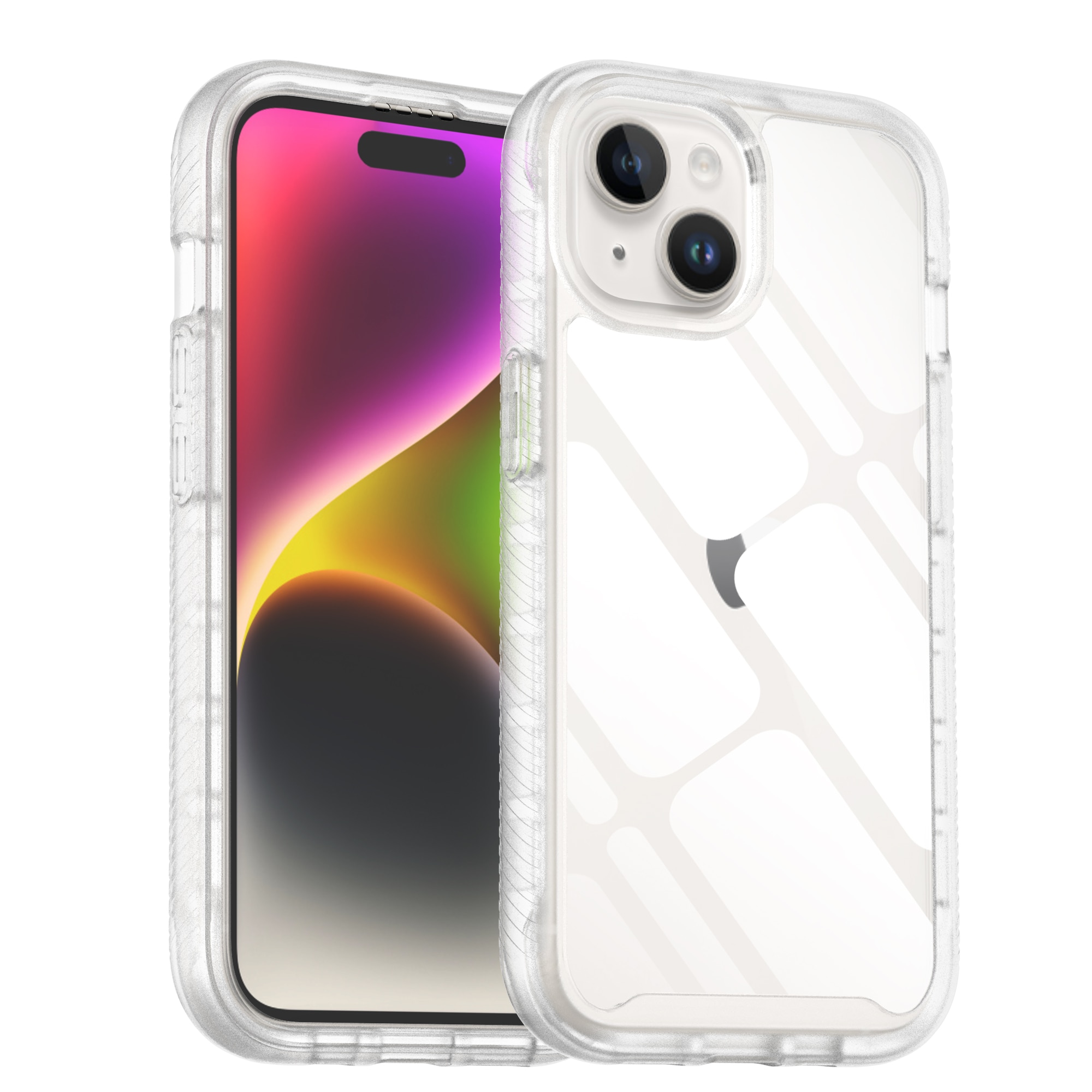 iPhone 15 Plus Mobilskal Full Protection, transparent