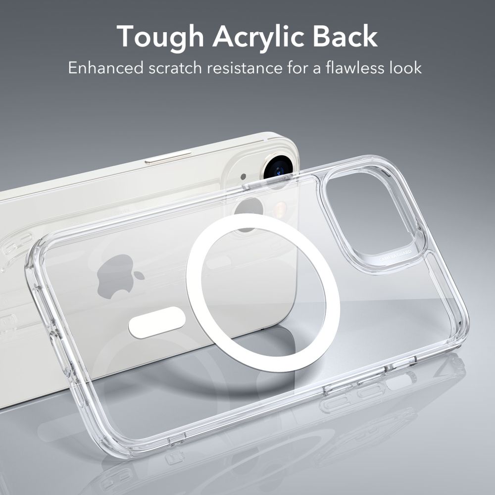 iPhone 14 Classic Hybridskal MagSafe, Clear