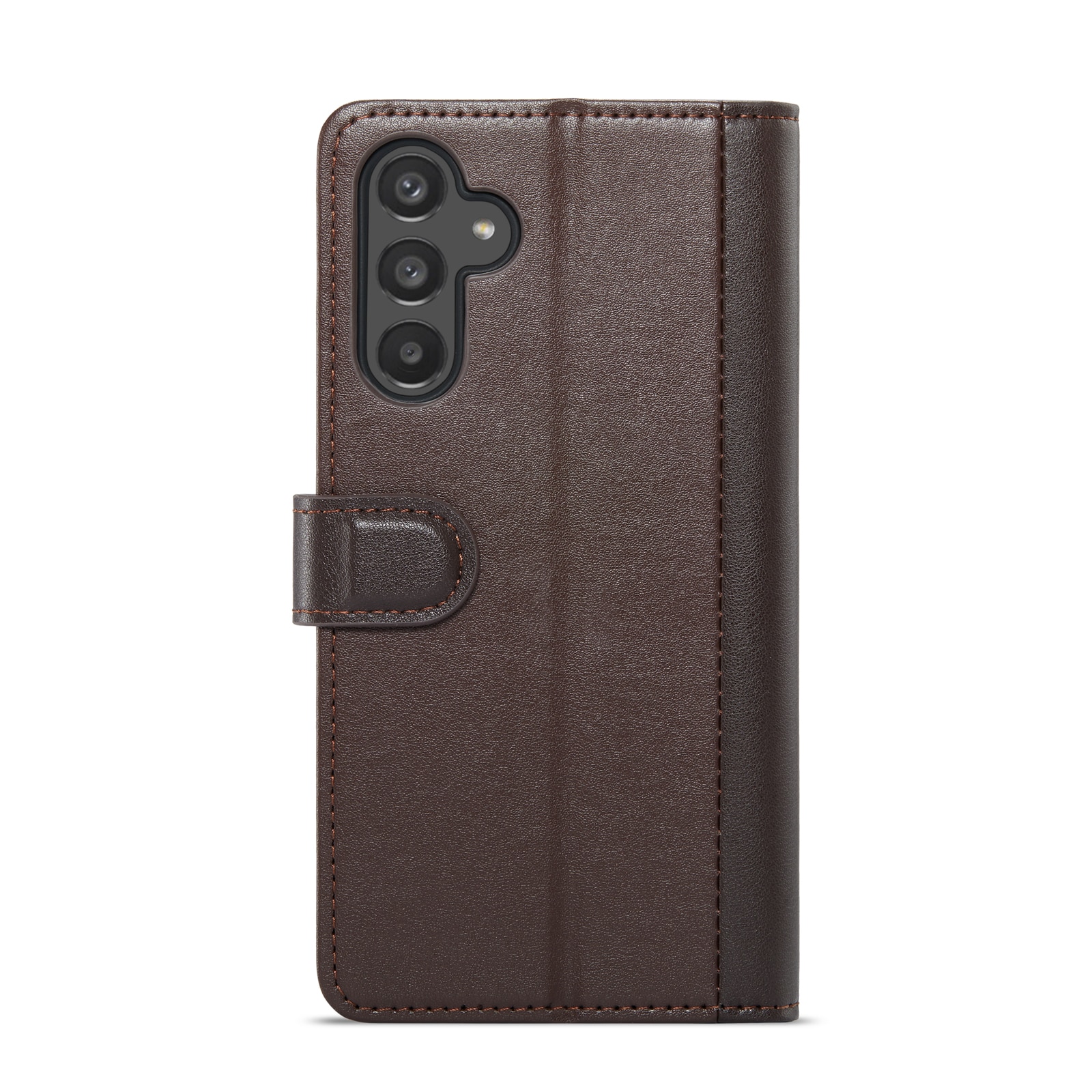 Samsung Galaxy A15 Plånboksfodral i Äkta Läder, brun