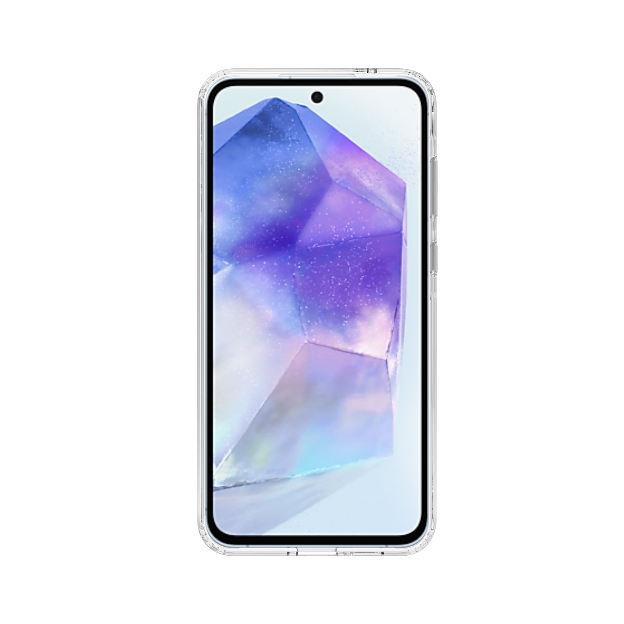 Samsung Galaxy A55 Crystal Hybrid-skal, transparent