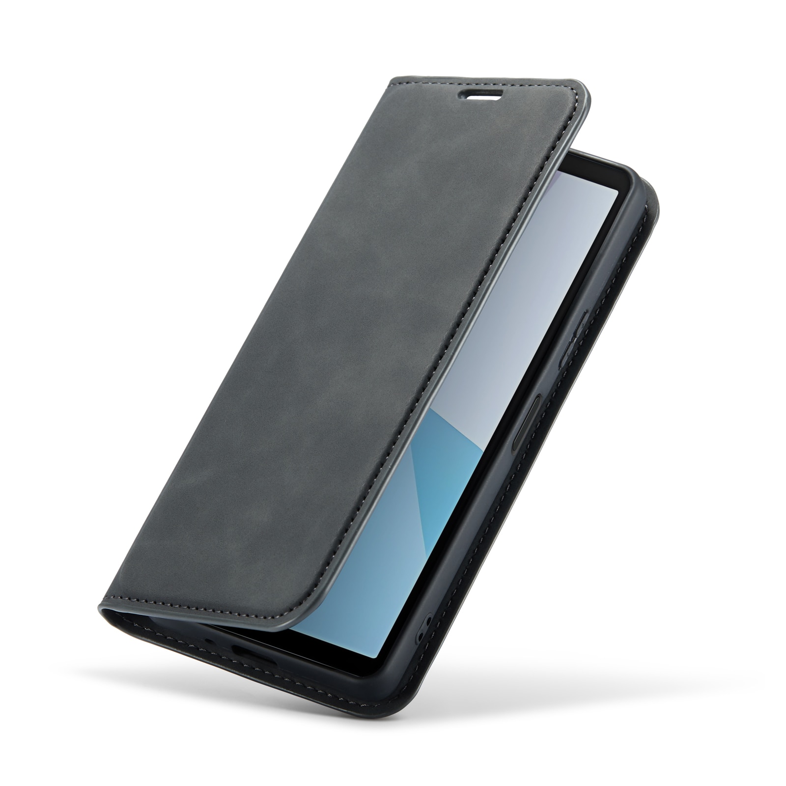 Sony Xperia 10 VI Slimmat fodral med kortfack, svart