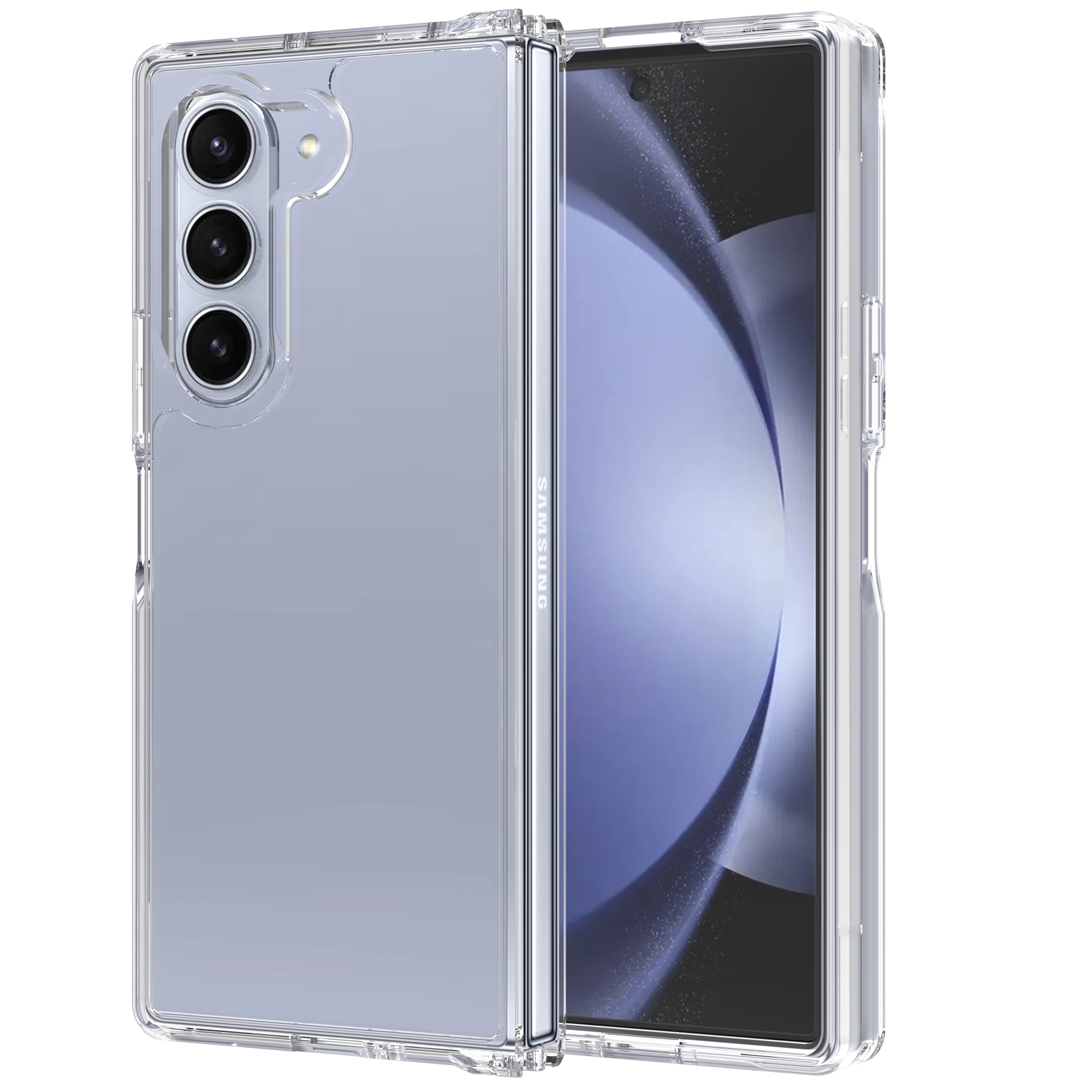 Samsung Galaxy Z Fold 6 Crystal Hybrid-skal, transparent