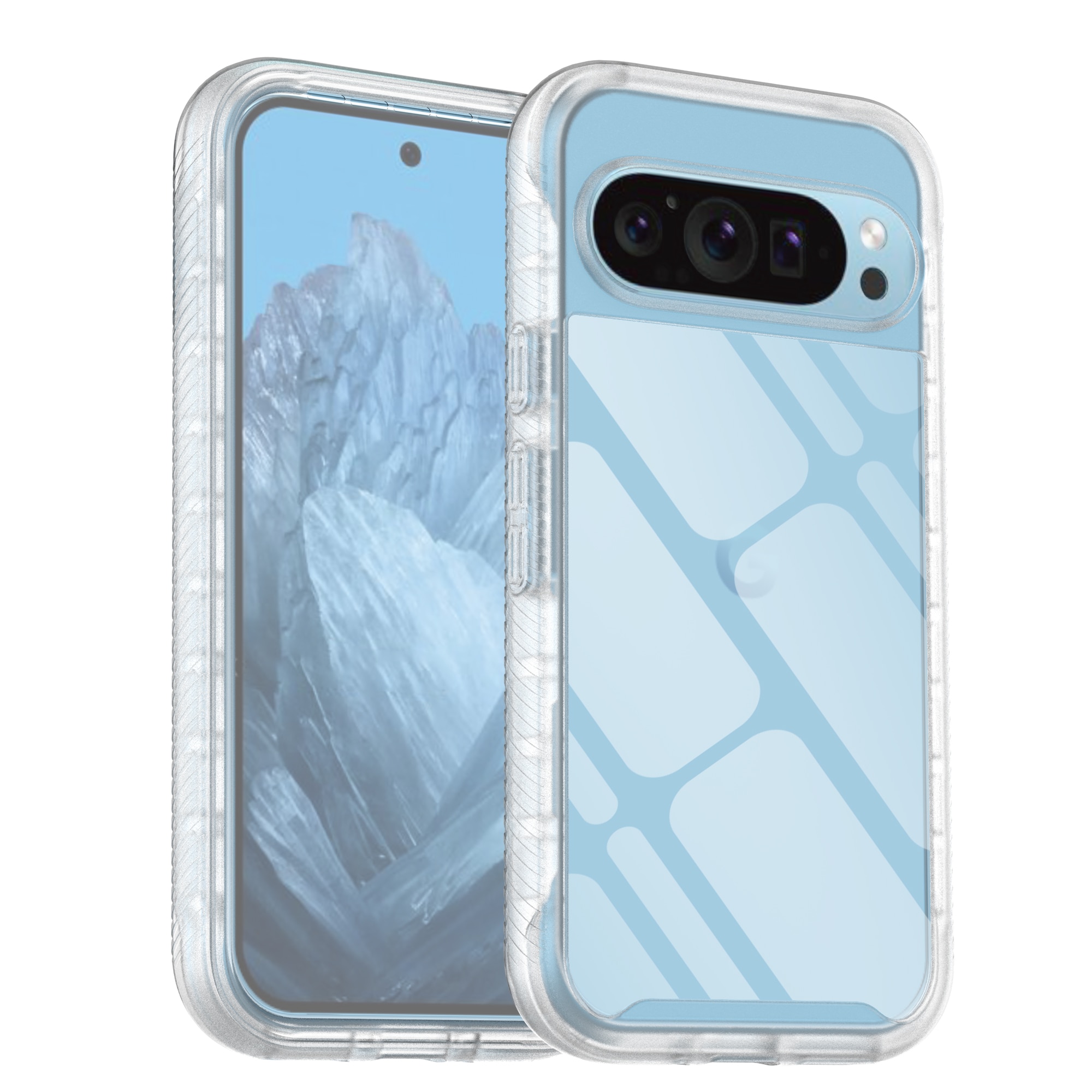 Google Pixel 9 Pro Mobilskal Full Protection, transparent