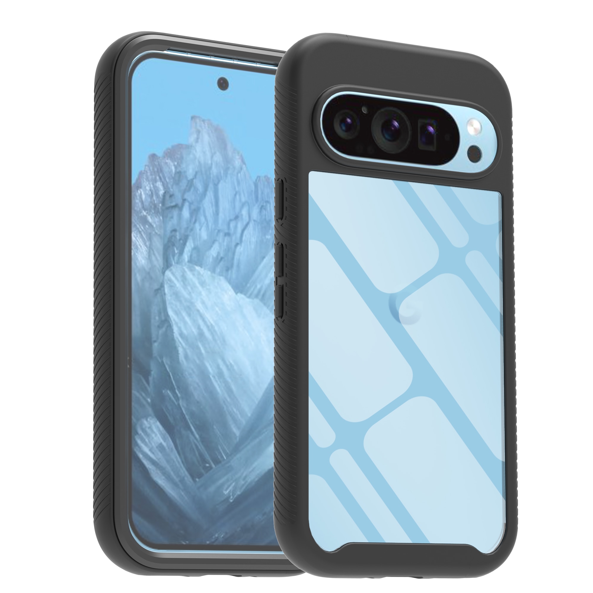 Google Pixel 9 Mobilskal Full Protection, svart