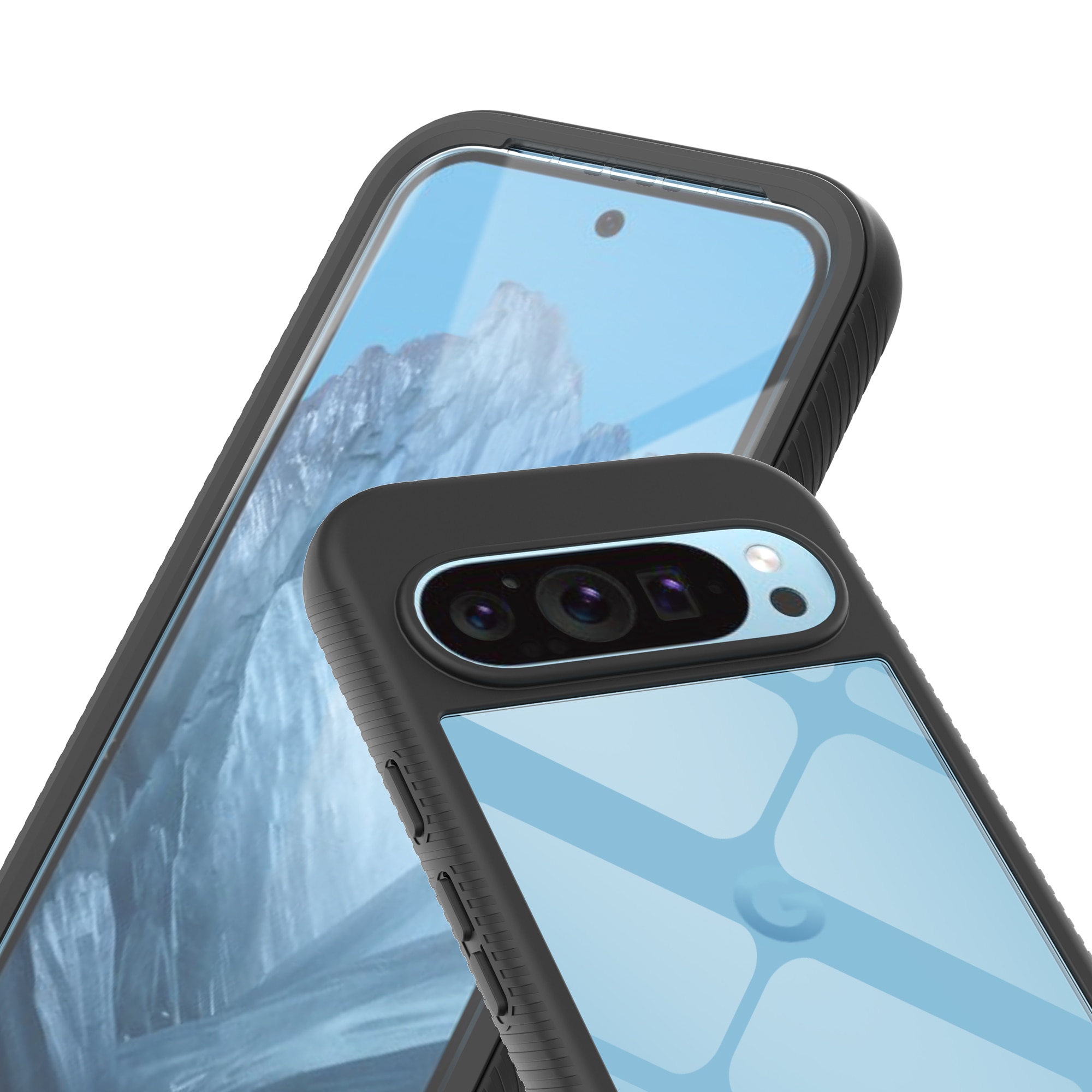 Google Pixel 9 Mobilskal Full Protection, svart