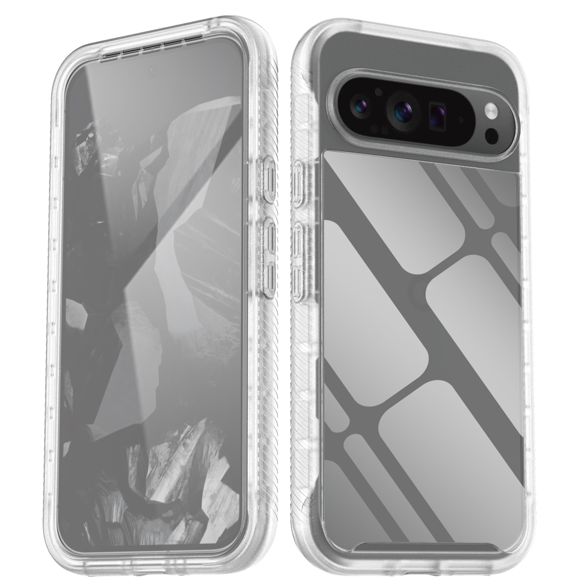 Google Pixel 9 Pro XL Mobilskal Full Protection, transparent