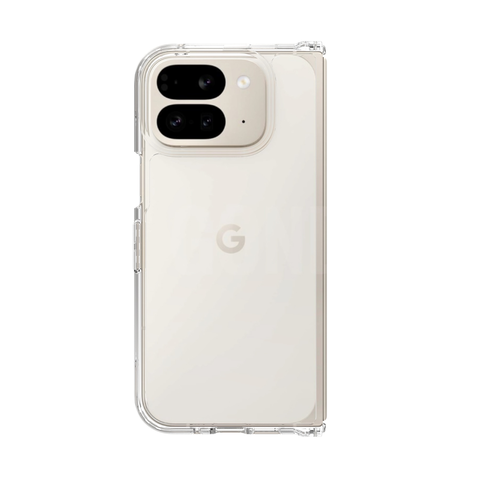 Google Pixel 9 Pro Fold Crystal Hybrid-skal, transparent