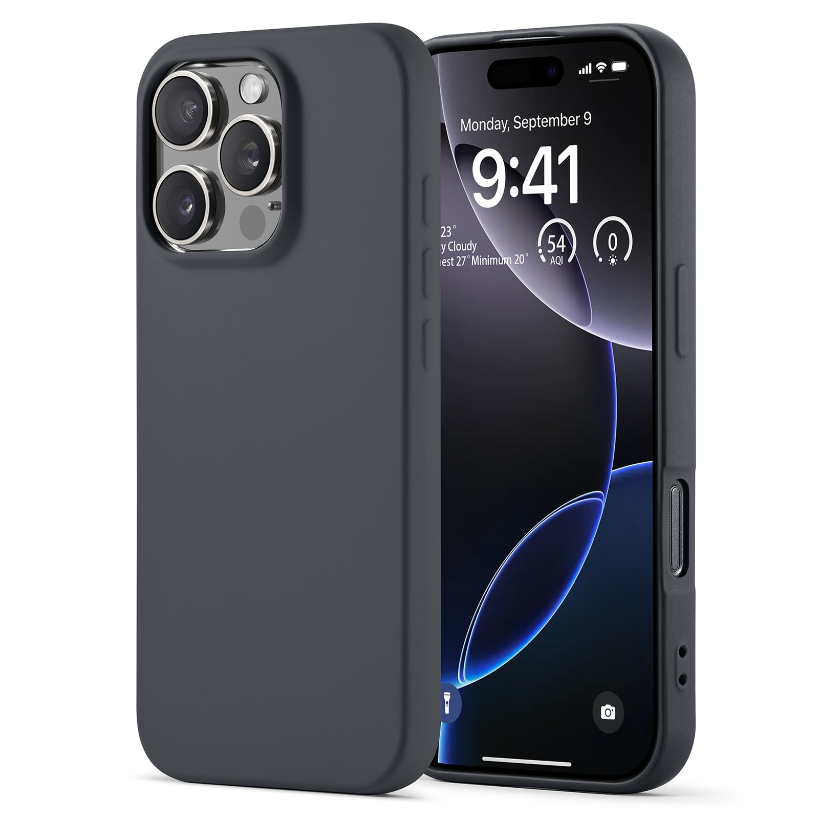 iPhone 16 Pro Max Mobilskal i TPU, Grå