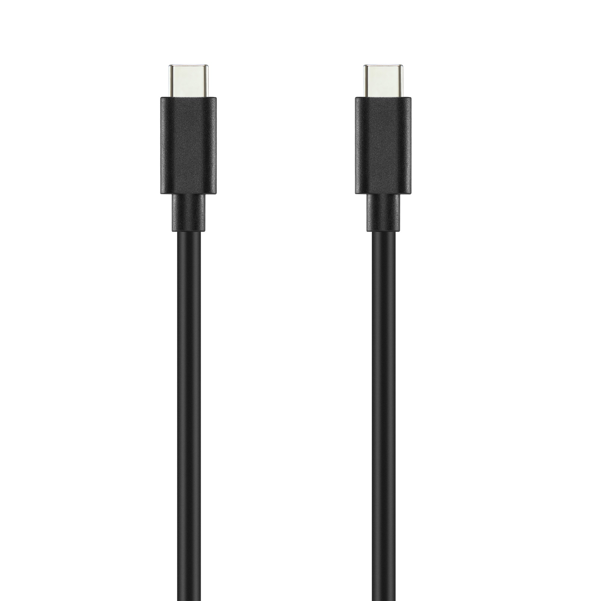 Laddningskabel USB-C till USB-C 2m, svart