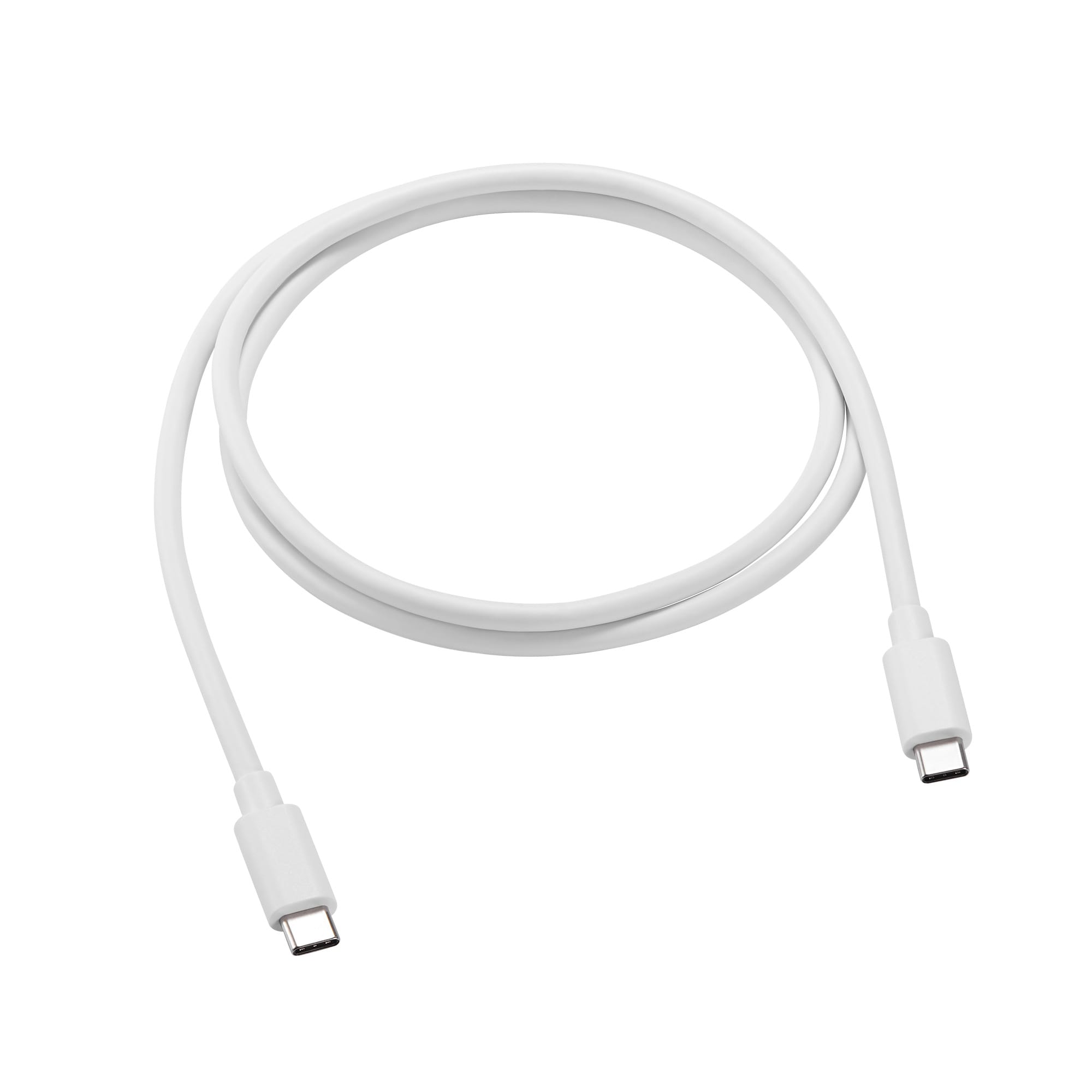 Laddningskabel USB-C till USB-C 1m, vit