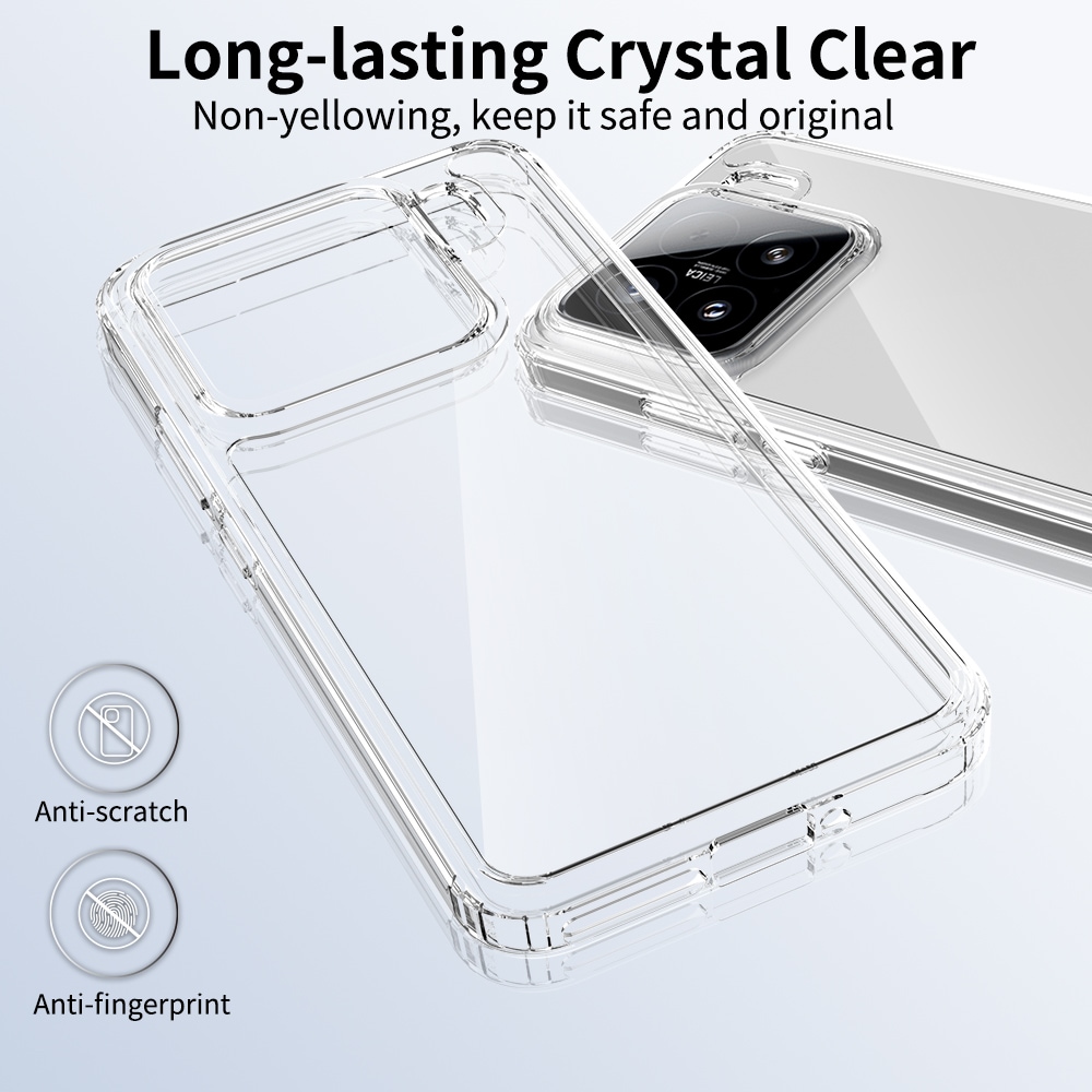 Xiaomi 15 Crystal Hybrid-skal, transparent