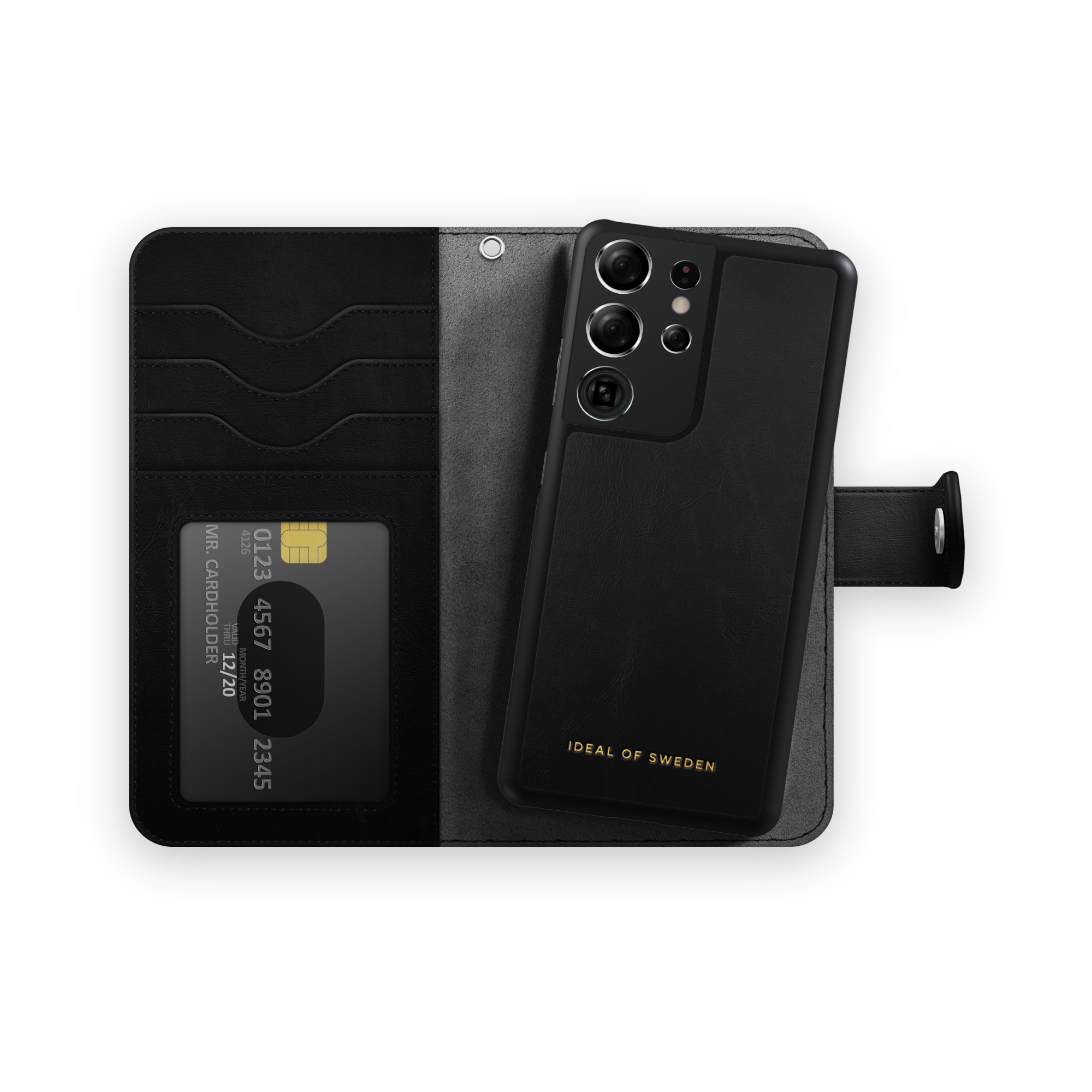 Samsung Galaxy S23 Ultra Plånboksfodral Magnet Wallet+, svart