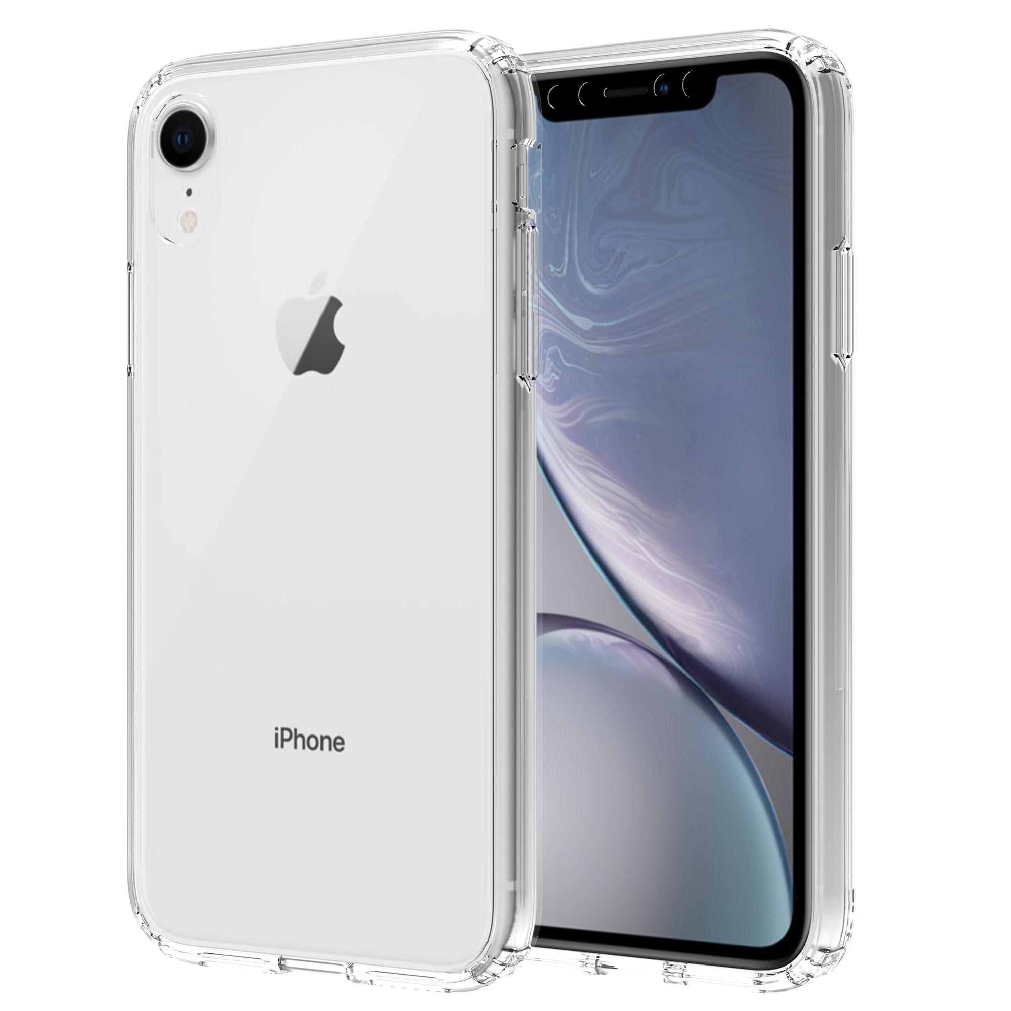 iPhone Xr Crystal Hybrid-skal, transparent