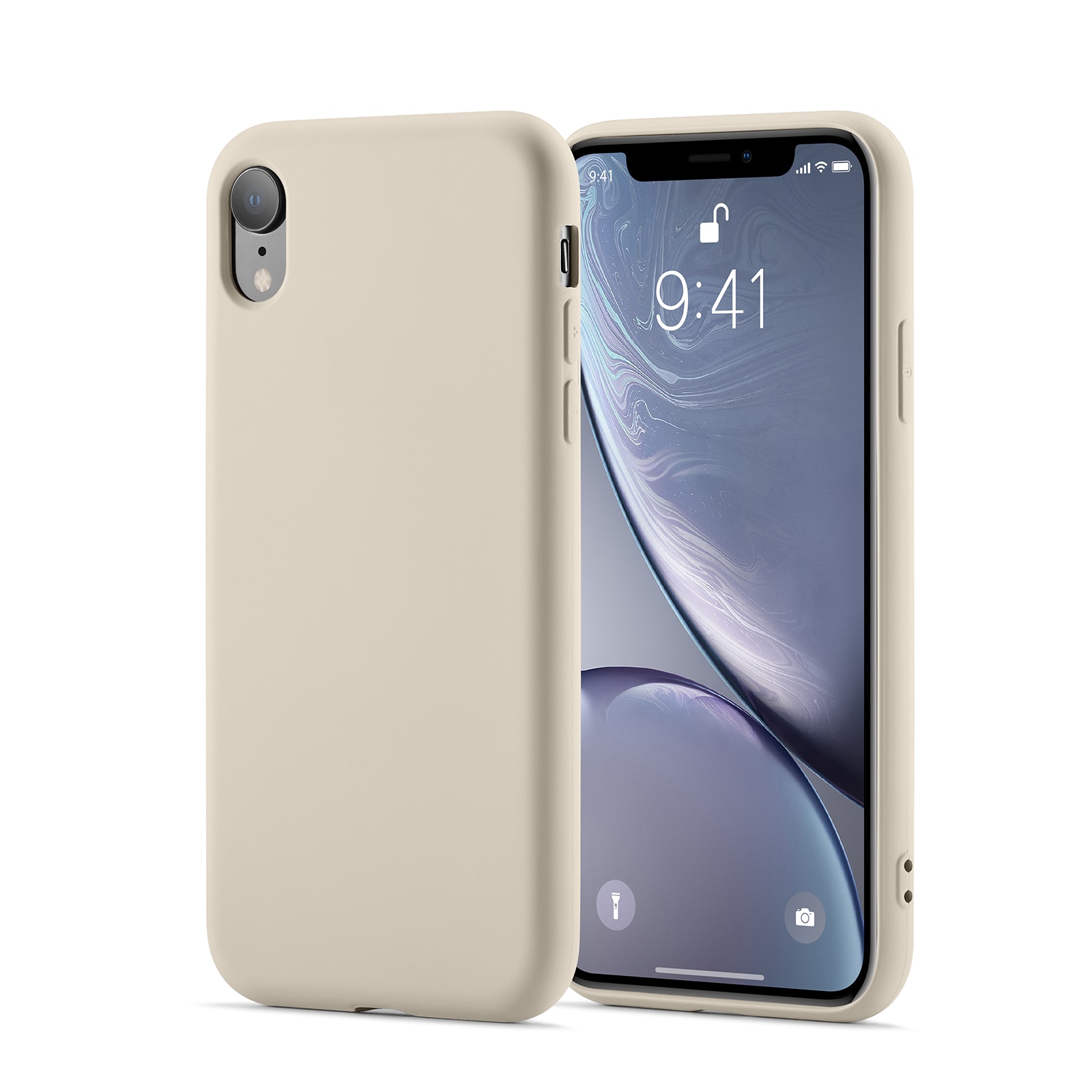 iPhone Xr Mobilskal i TPU, Beige