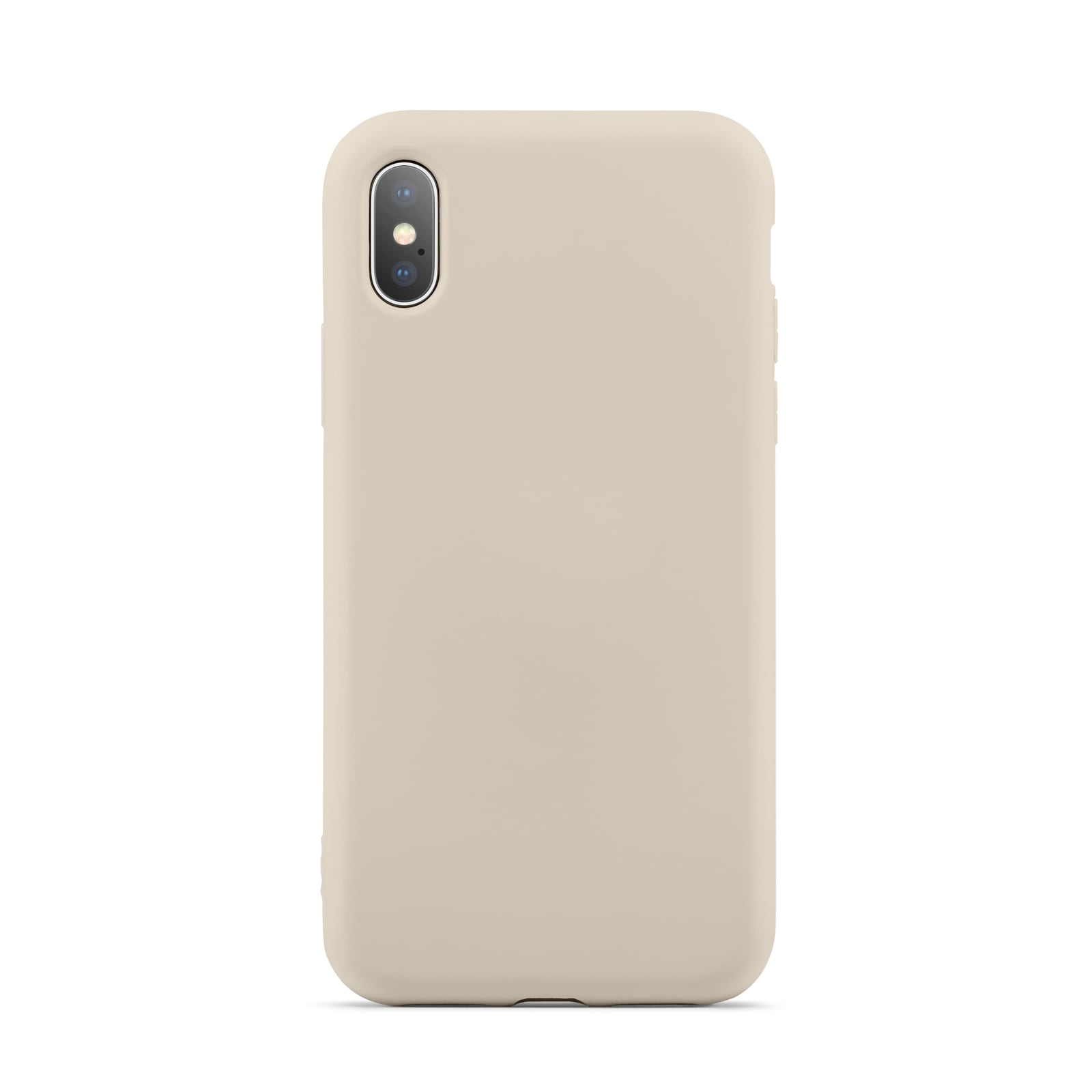 iPhone X/XS Mobilskal i TPU, beige