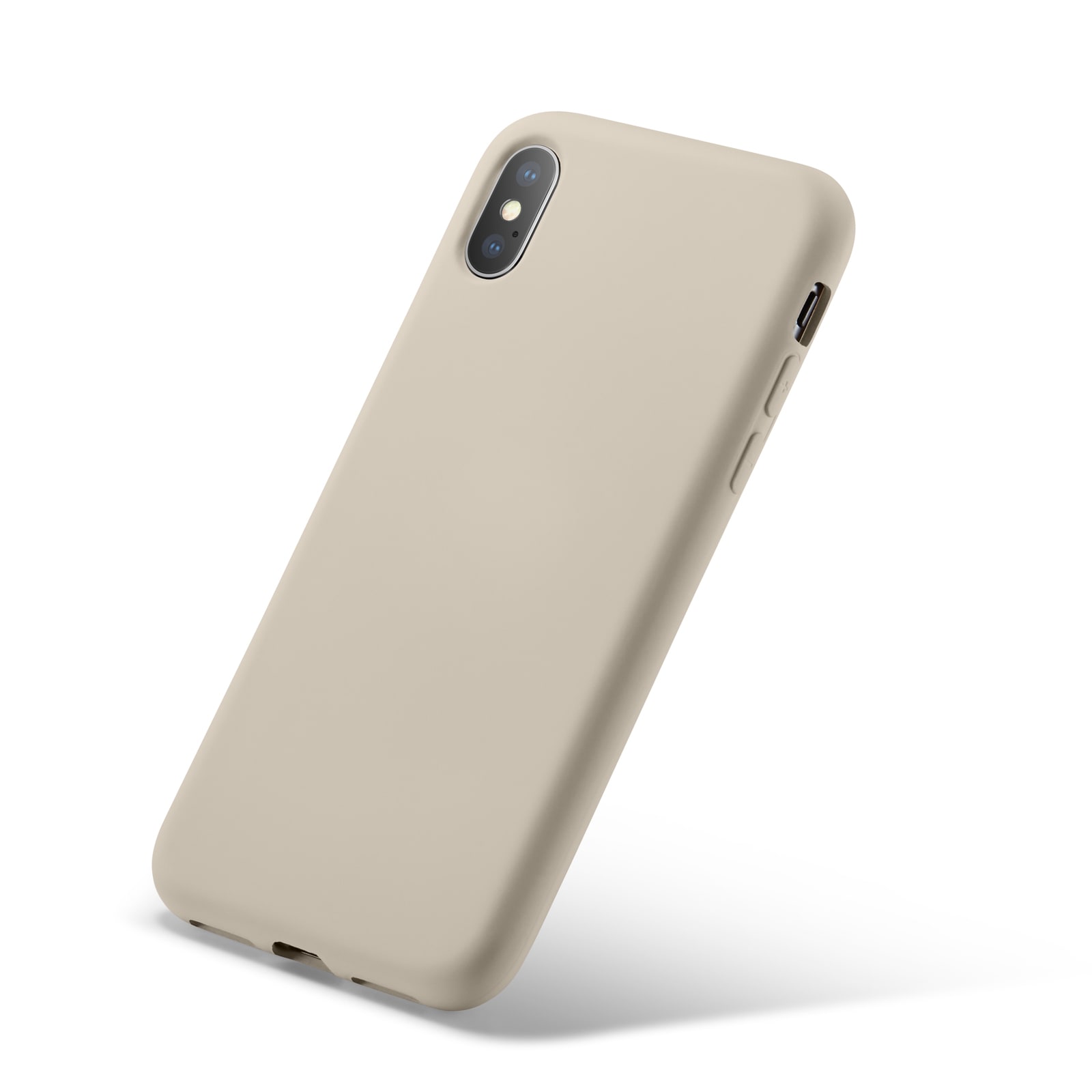 iPhone X/XS Mobilskal i TPU, beige