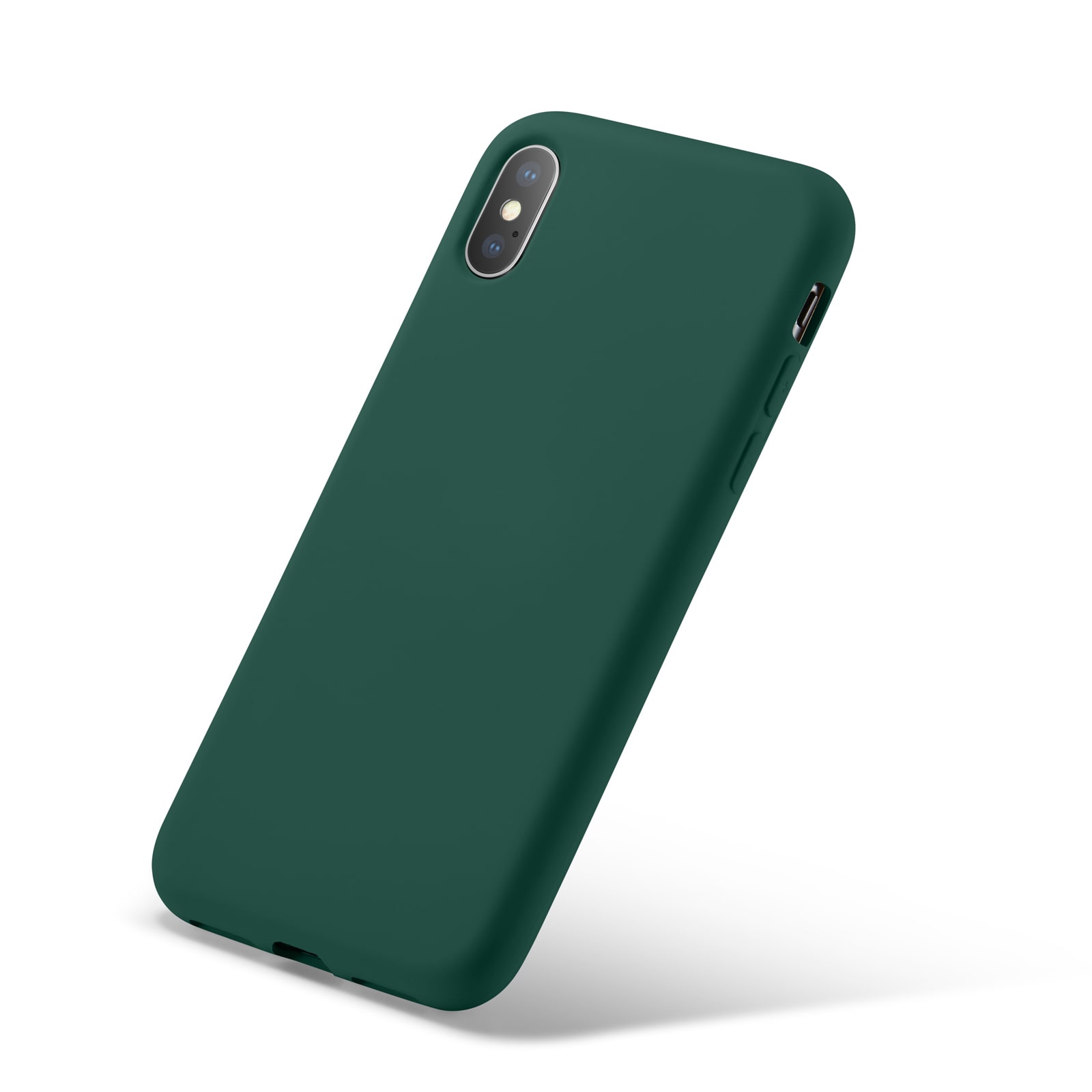 iPhone X/XS Mobilskal i TPU, mörkgrön