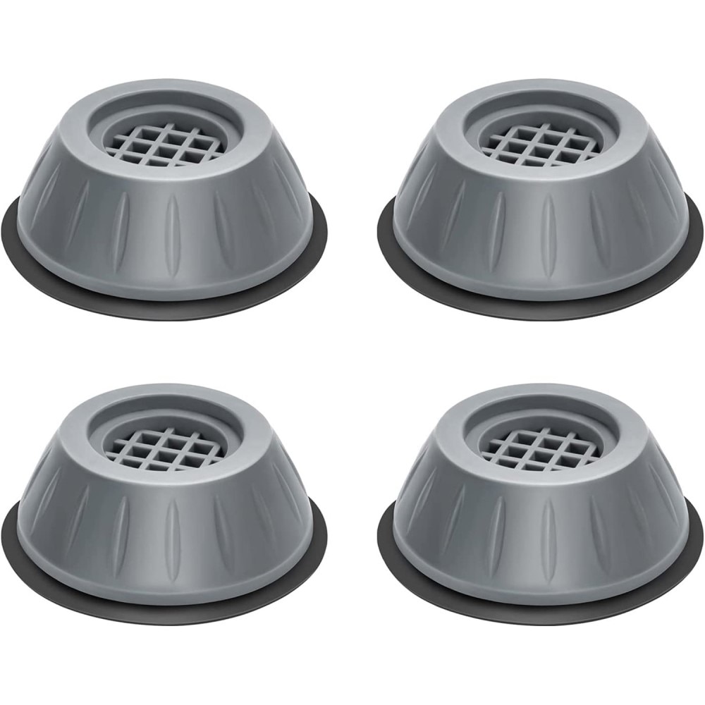 Vibrationsdämpande fötter till tvättmaskin & torktumlare (4-pack)