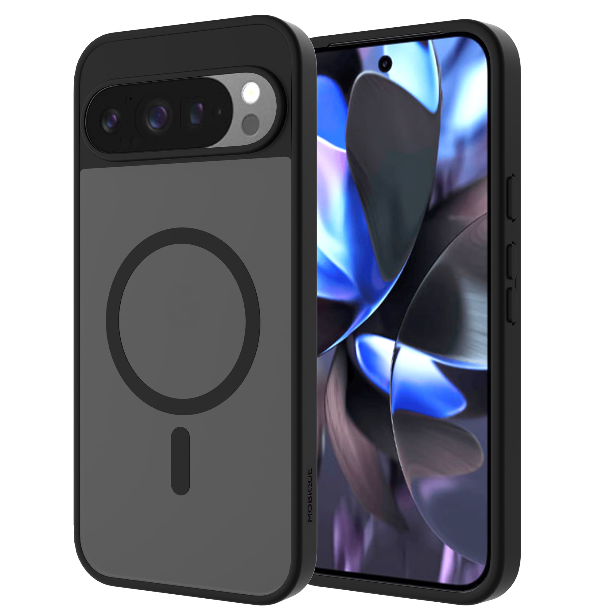 Google Pixel 9 Pro XL Hybrid-skal Magnetisk, Frosted Black