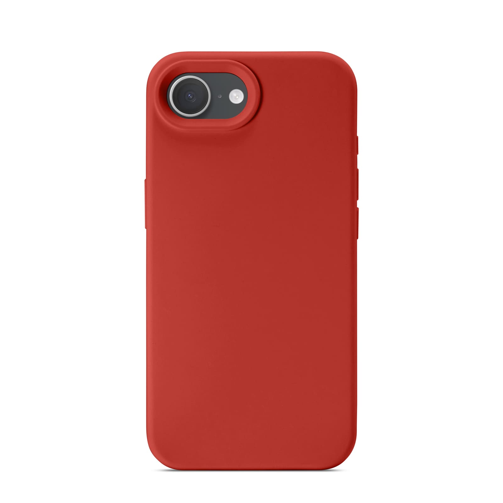 iPhone 16e Magnetiskt silikonskal, Lava Red