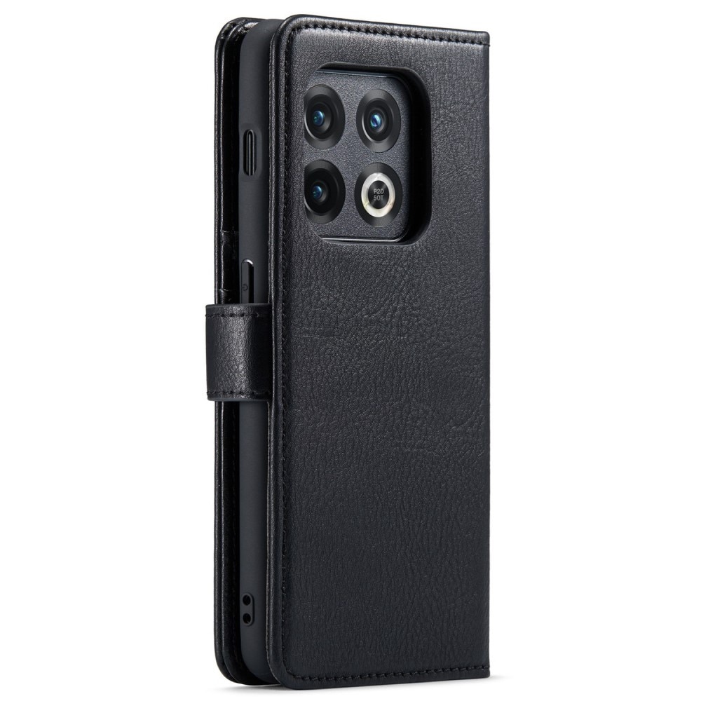 OnePlus 10 Pro Plånboksfodral med avtagbart skal, svart