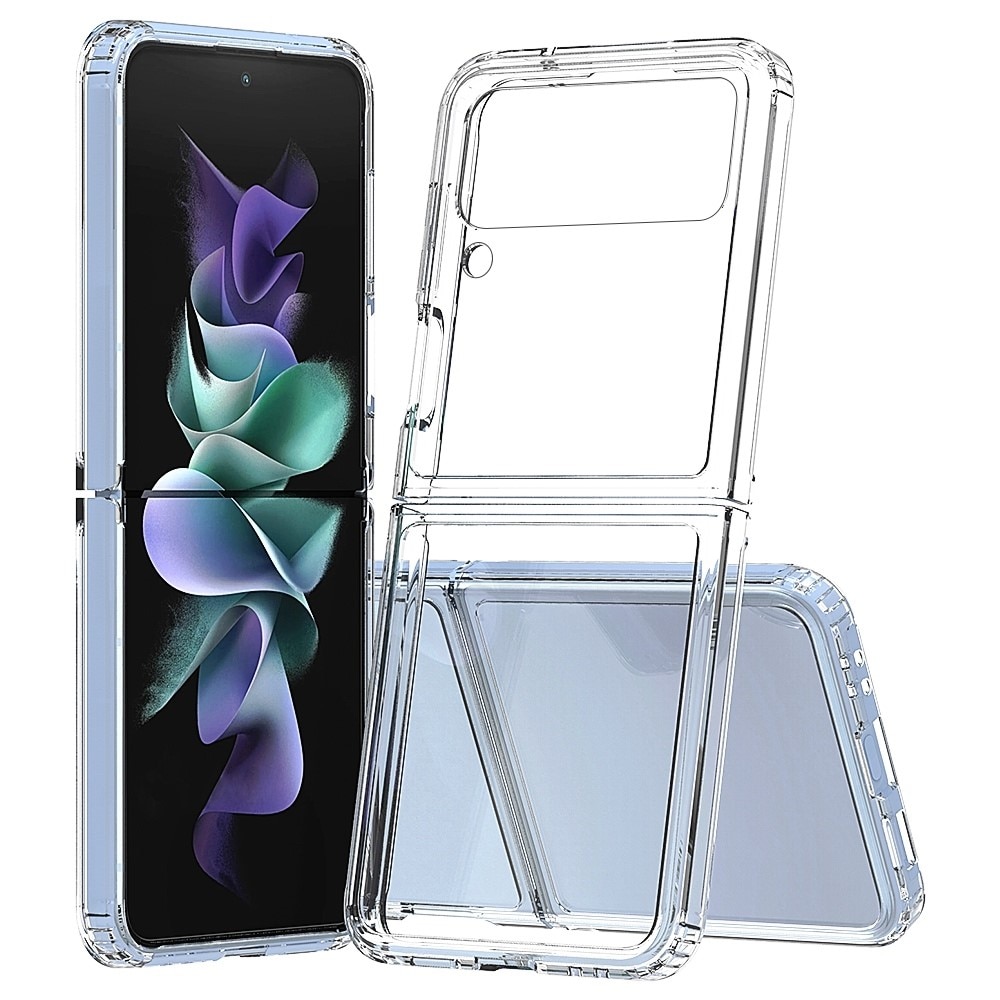 Samsung Galaxy Z Flip 4 Crystal Hybrid-skal, transparent