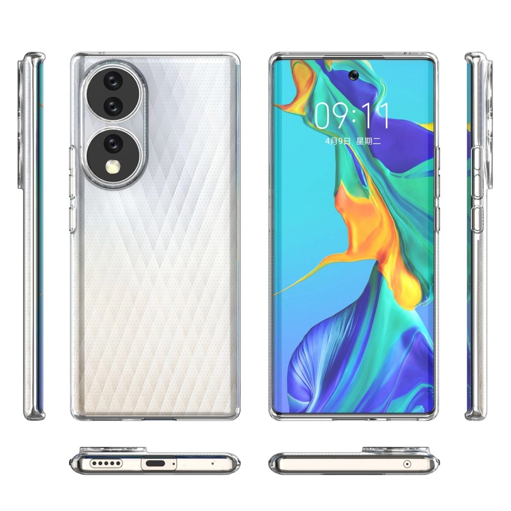 Honor 70 Tunt TPU-skal, transparent