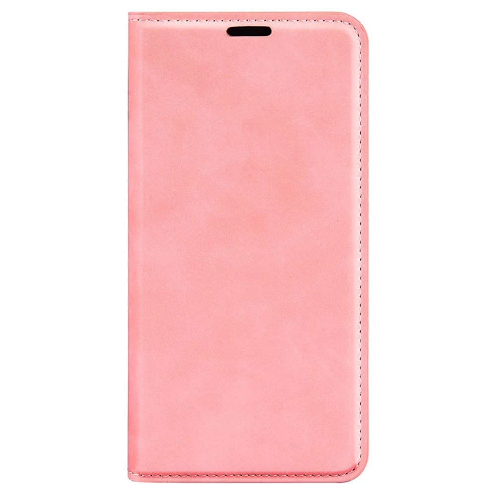 iPhone 16 Slimmat fodral med kortfack, rosa