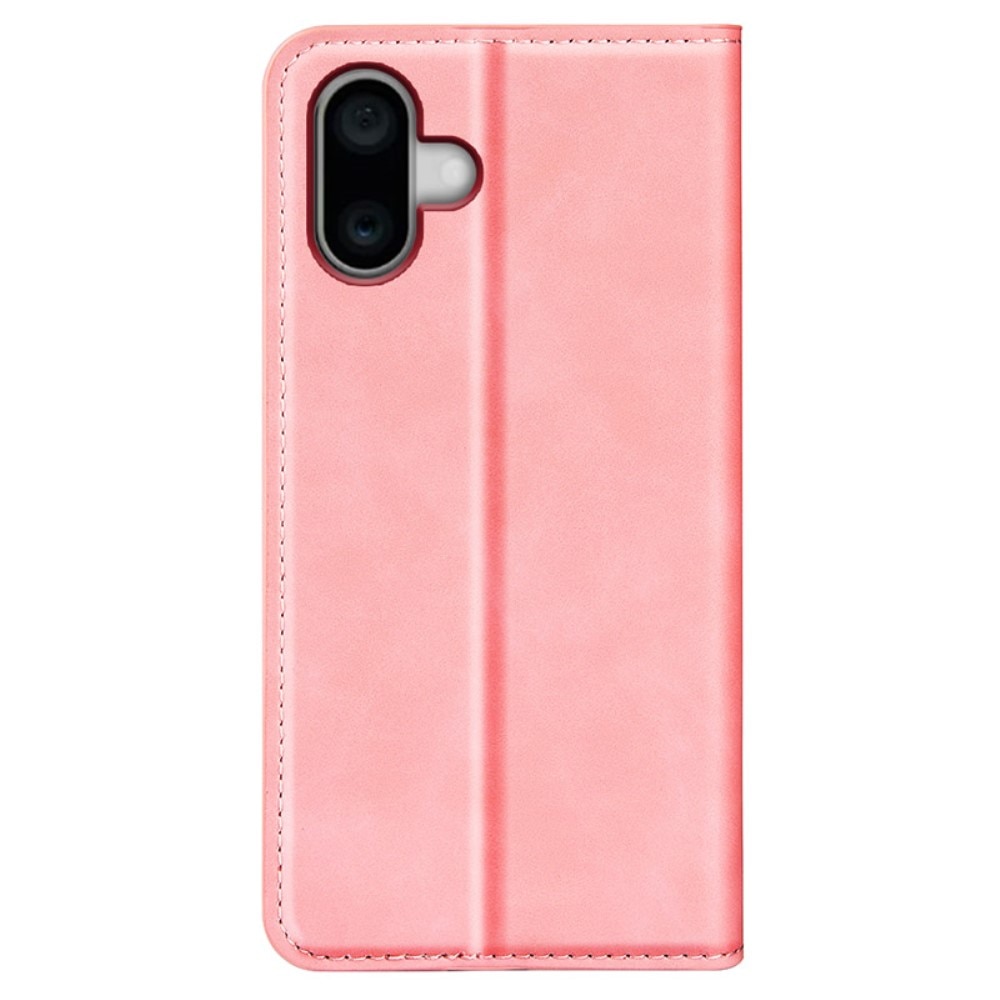 iPhone 16 Slimmat fodral med kortfack, rosa