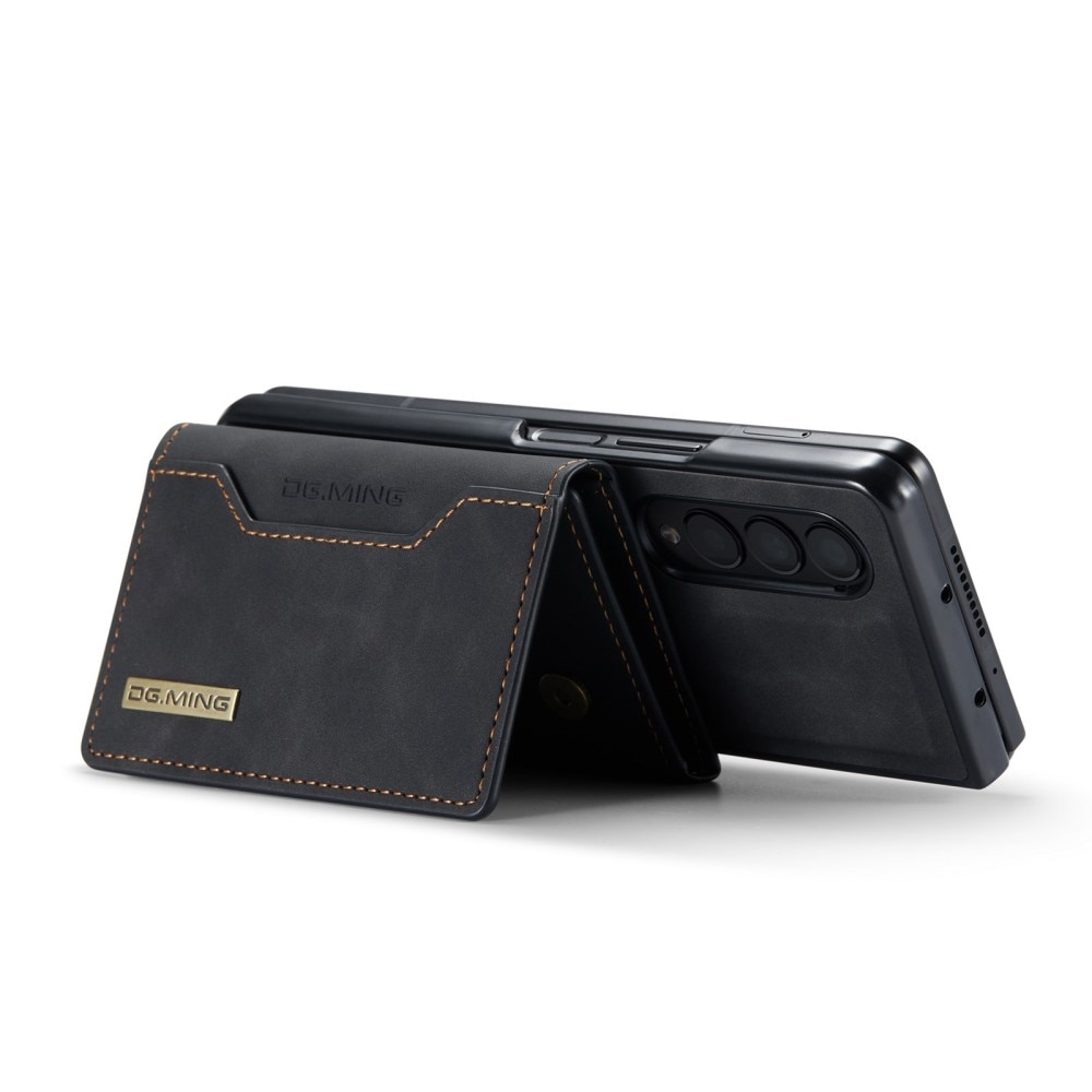 Samsung Galaxy Z Fold 3 Skal med avtagbar plånbok, svart