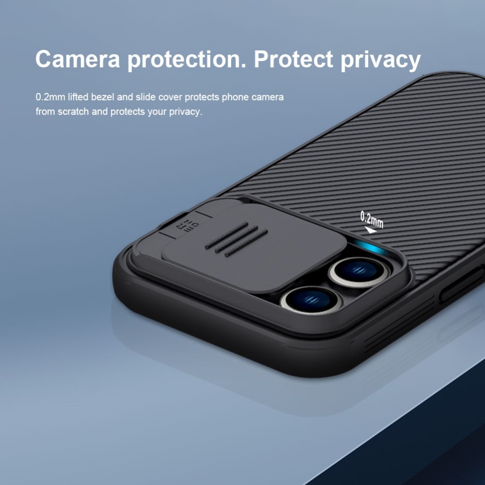 iPhone 14 Pro Skal med kameraskydd - CamShield, grön