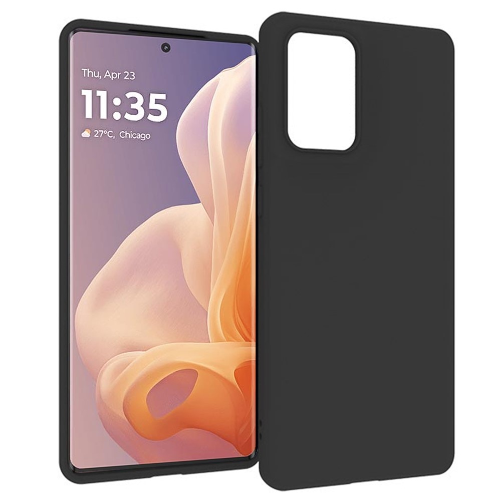 Motorola Moto G85 Tunt TPU-skal, svart