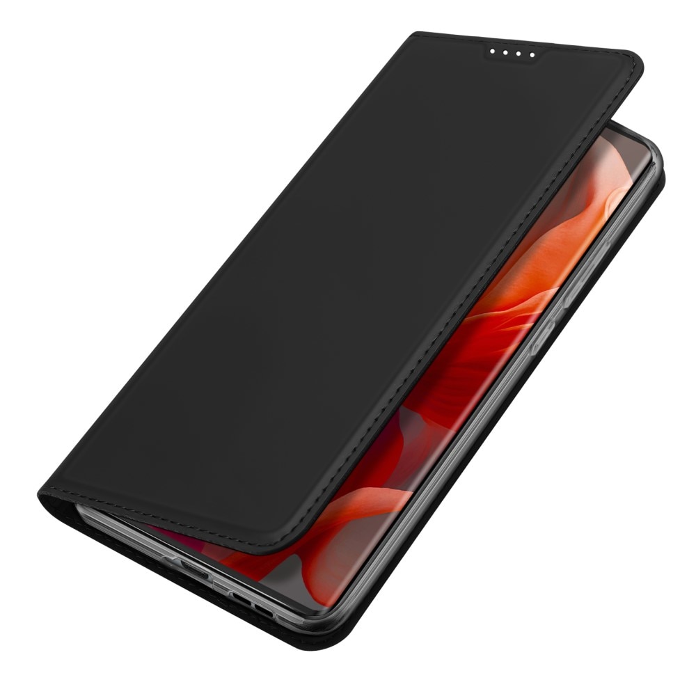 Motorola Moto G85 Slimmat mobilfodral, svart