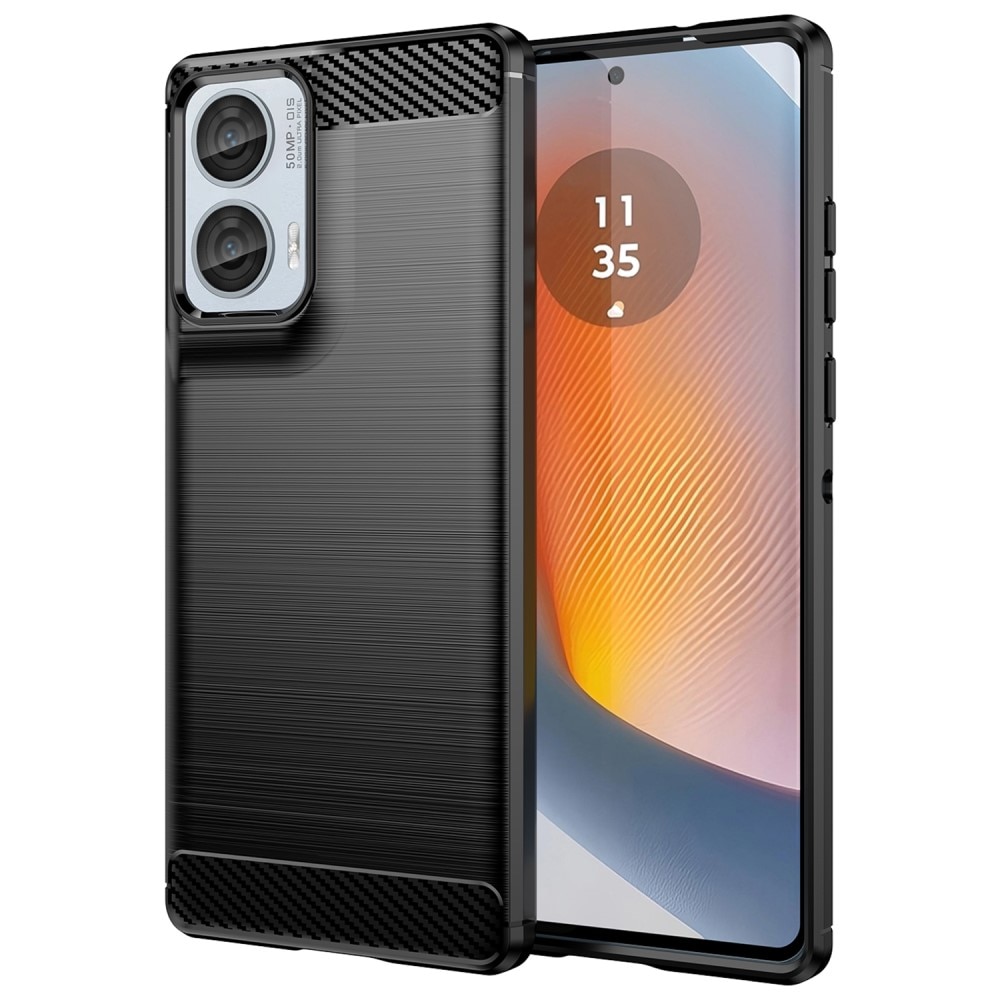 Motorola Moto G85 TPU-skal Brushed, Black