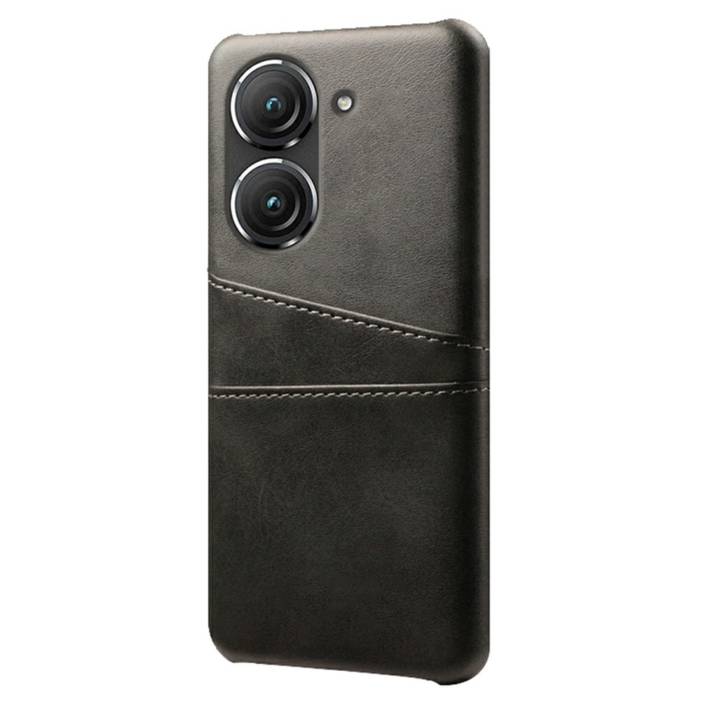 Asus Zenfone 9 Snyggt skal med 2 kortfack, svart