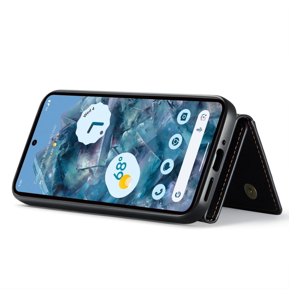 Google Pixel 9 Pro XL Skal med avtagbar plånbok, svart