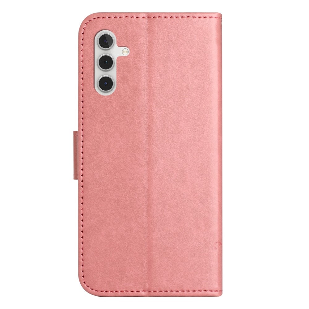 Samsung Galaxy A36 Mobilfodral med fjärilar, rosa