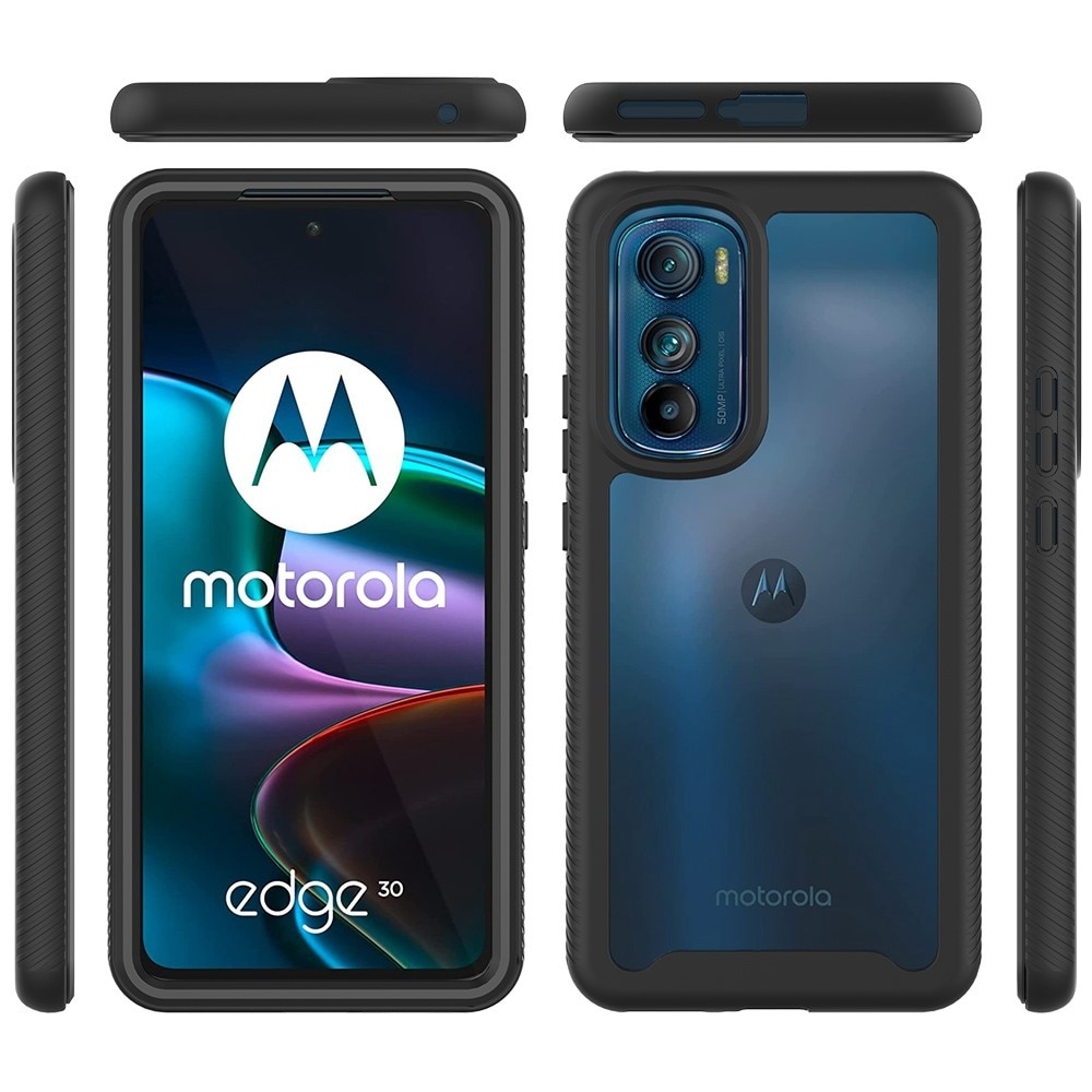 Motorola Edge 30 Mobilskal Full Protection, svart
