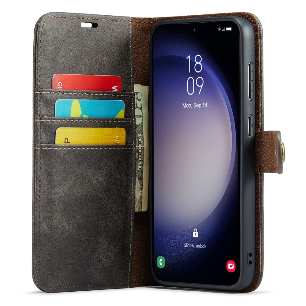 Samsung Galaxy A36 Plånboksfodral med avtagbart skal, Brown