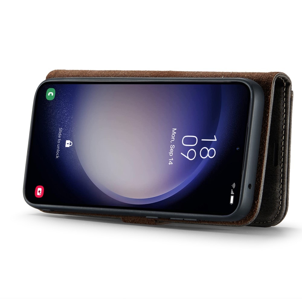 Samsung Galaxy A36 Plånboksfodral med avtagbart skal, Brown