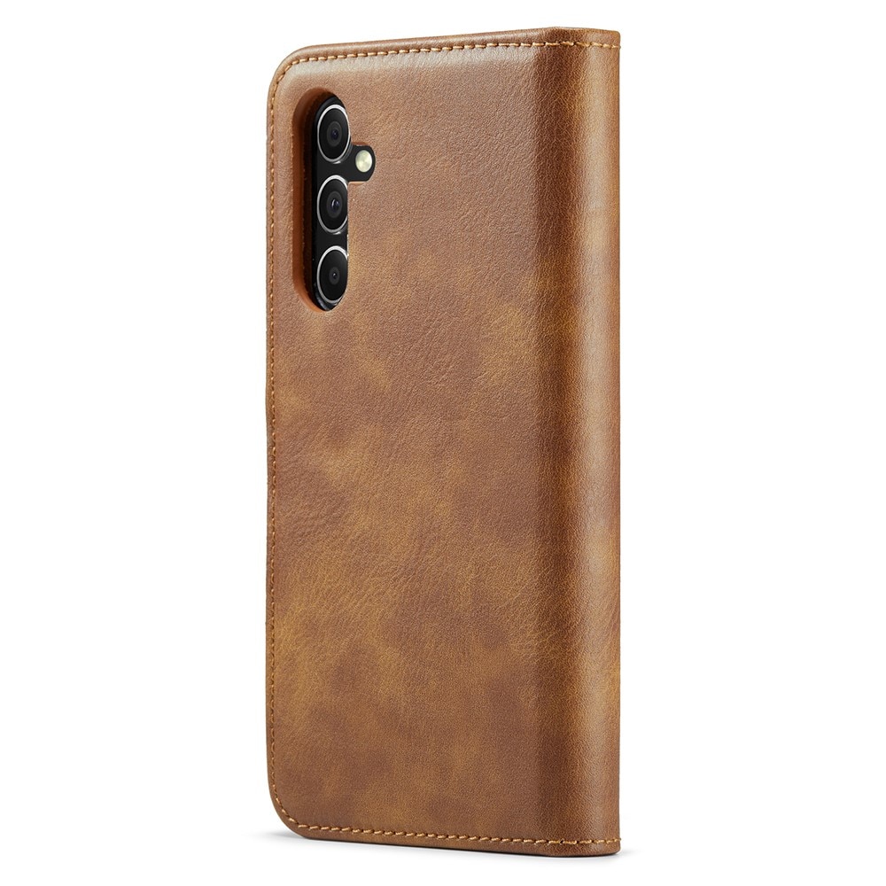 Samsung Galaxy S25 Plus Plånboksfodral med avtagbart skal, Cognac