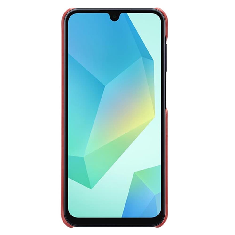 Samsung Galaxy A16 Snyggt skal med 2 kortfack, röd