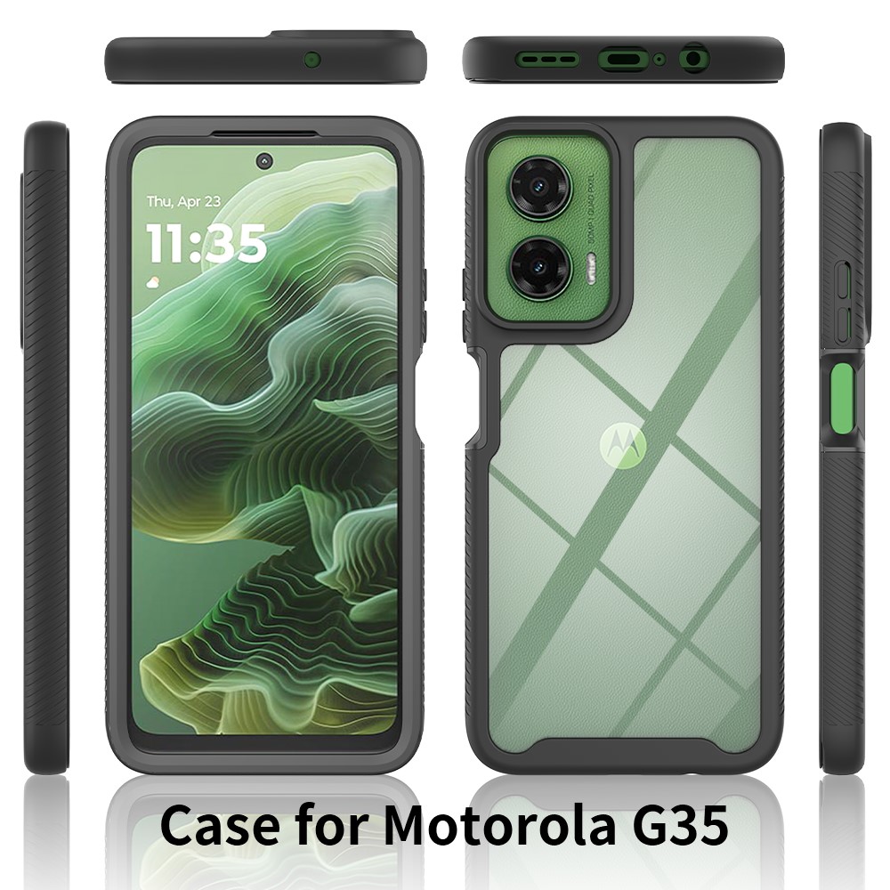 Motorola Moto G35 Mobilskal Full Protection, Svart