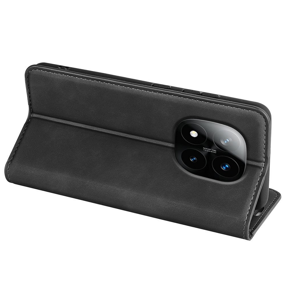 Xiaomi Redmi Note 14 Pro Plus Slimmat fodral med kortfack, Svart