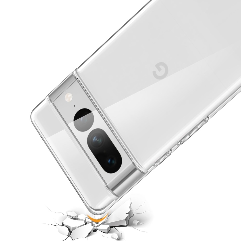 Google Pixel 7 Pro Tunt TPU-skal, Genomskinlig