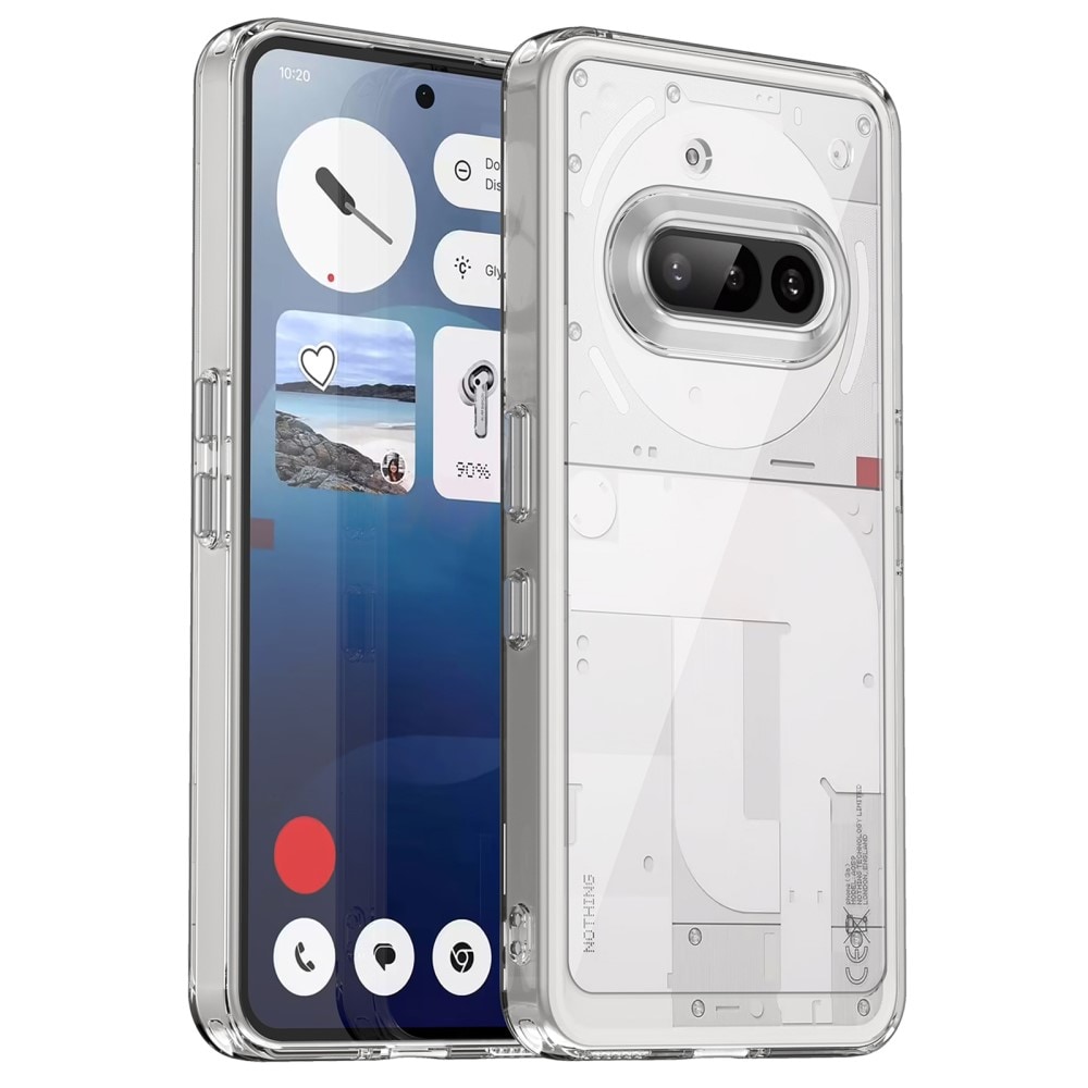 Nothing Phone 3a Crystal Hybrid-skal, transparent