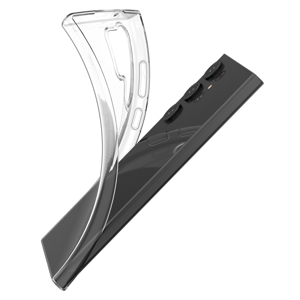 Samsung Galaxy S23 Ultra Tunt TPU-skal, transparent