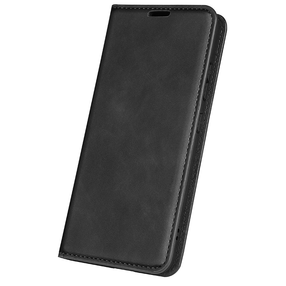 Samsung Galaxy A14 Slimmat fodral med kortfack, svart