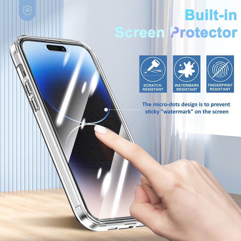iPhone 14 Pro Mobilskal Full Protection, transparent