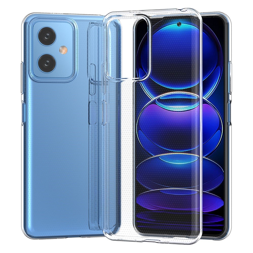 Xiaomi Redmi Note 12 Tunt TPU-skal, transparent